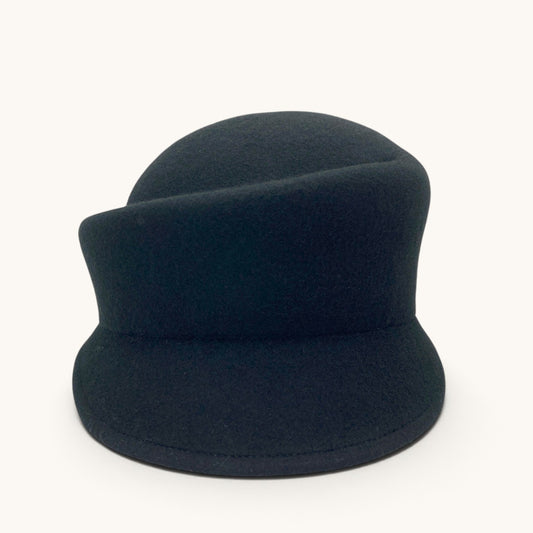 millina/Wool felt deformation cap/35-23211