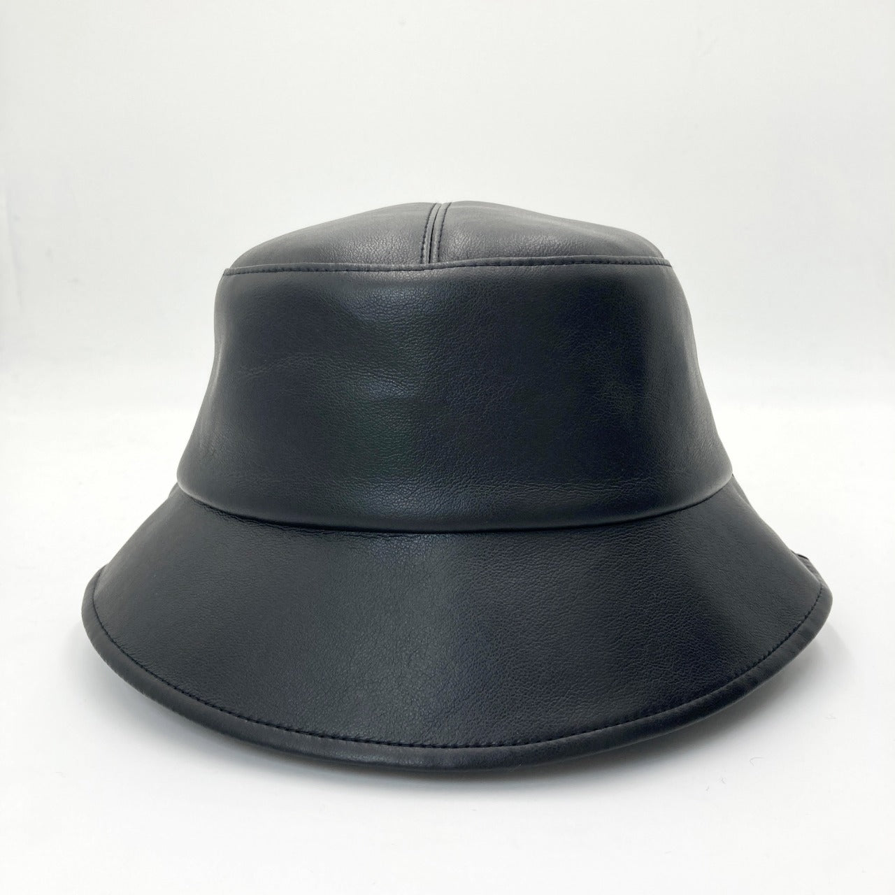 millina/Fake leather new hat/35-25204