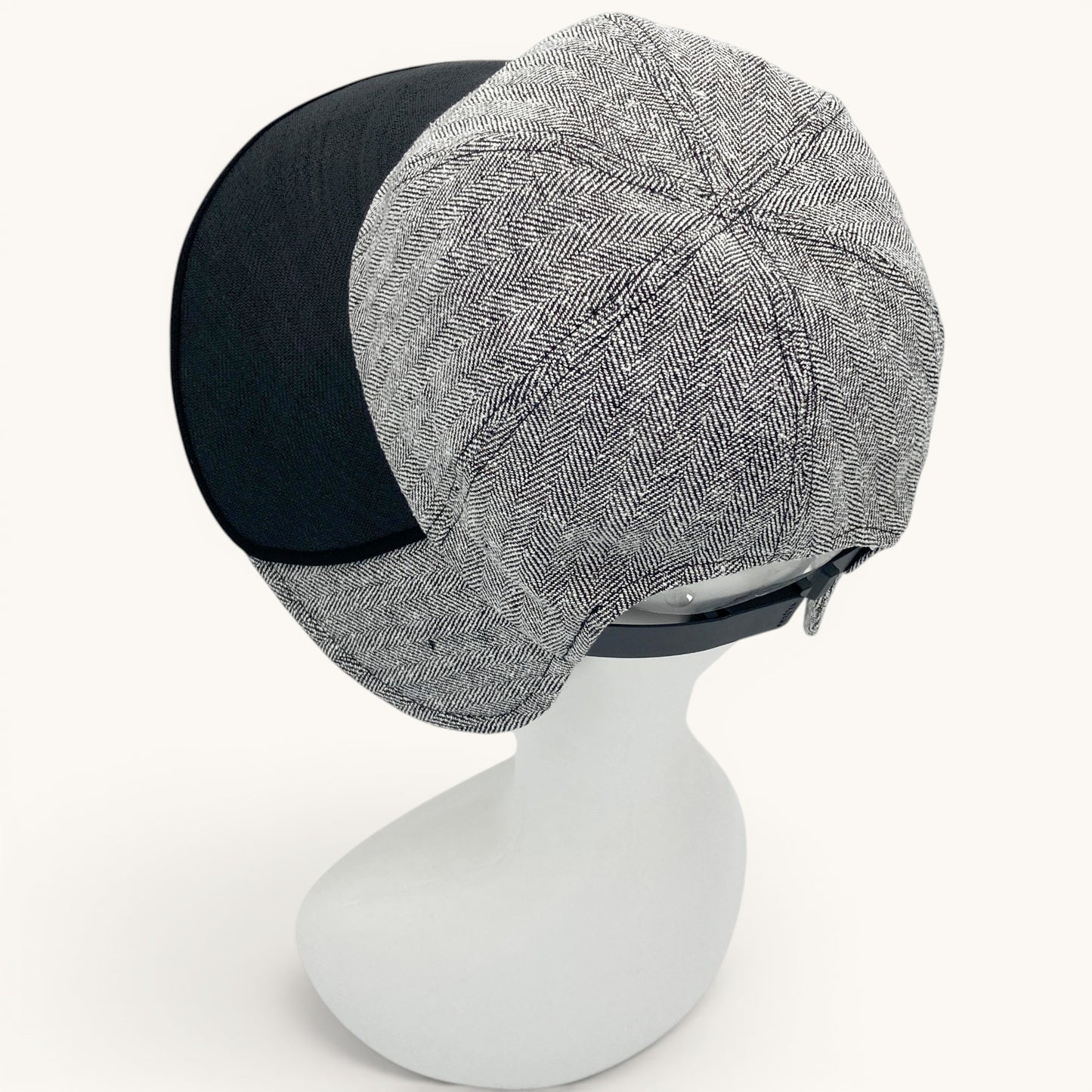 millina/Silk-blend linen double-brimmed hat/35-26109