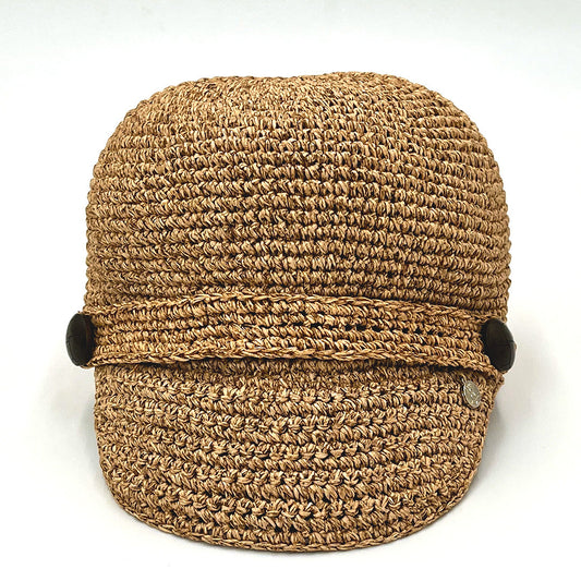 AquaMelange Kids/くるみボタンベルトのキャップ/子供用/52-5868