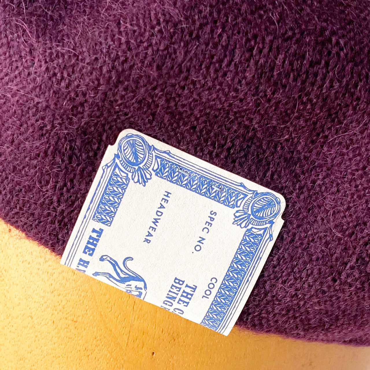 THE H.W.DOG&CO./63MOHAIR BERET/D-00715
