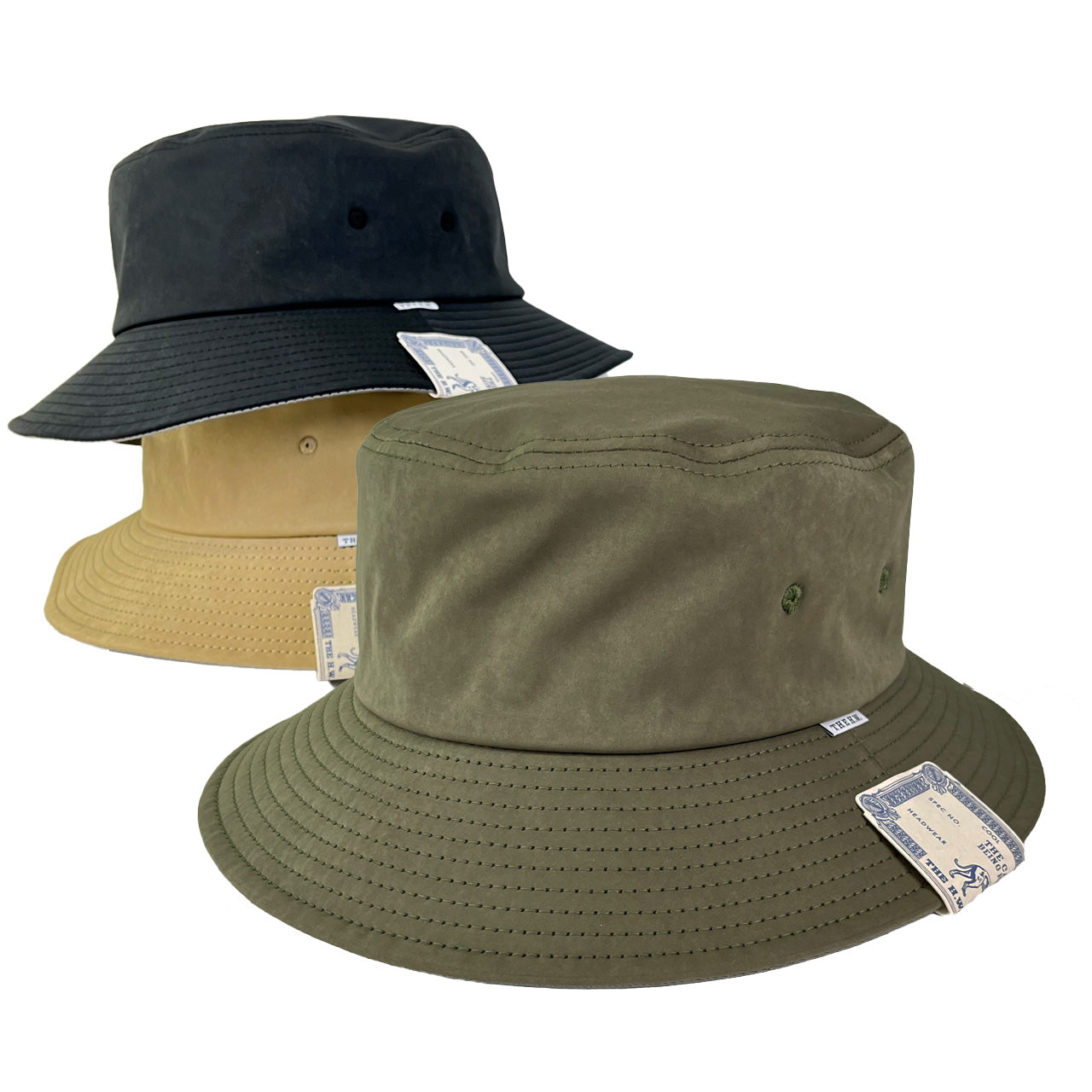 THE H.W.DOG&CO./BRIM 6.5 BUCKET HAT/D-00974
