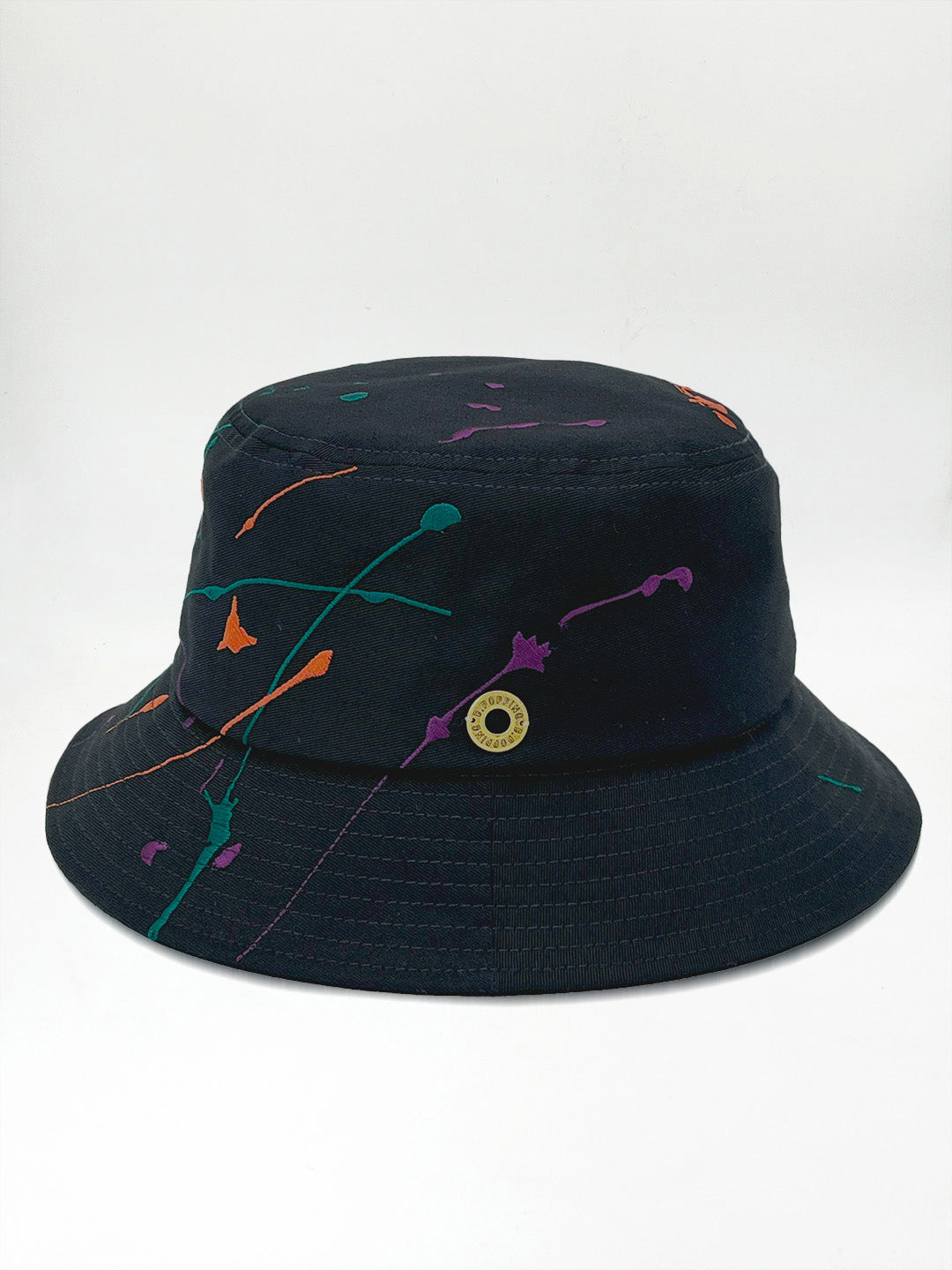 B.POPPiNG/ペイント刺繍バケットハット/37-24203