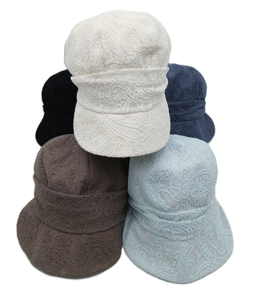 TIME CROSS/レースドレープキャスケット/23-25106