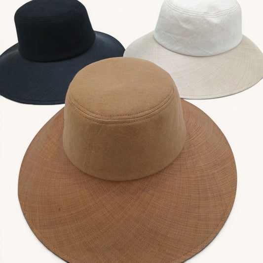 millina/Buntal x Linen Washi Hat/35-26113
