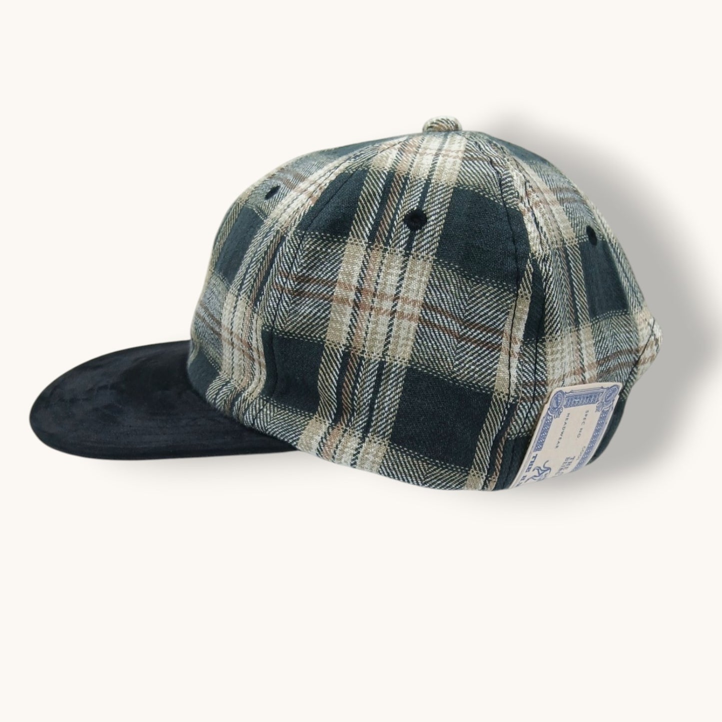 THE H.W.DOG&CO./PLAID TWO TONE CAP /D-01147