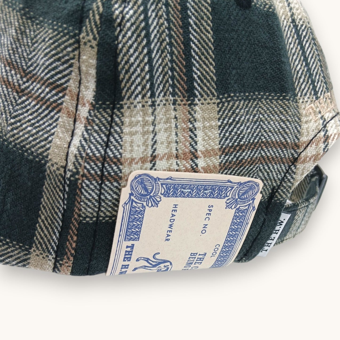 THE H.W.DOG&CO./PLAID TWO TONE CAP /D-01147