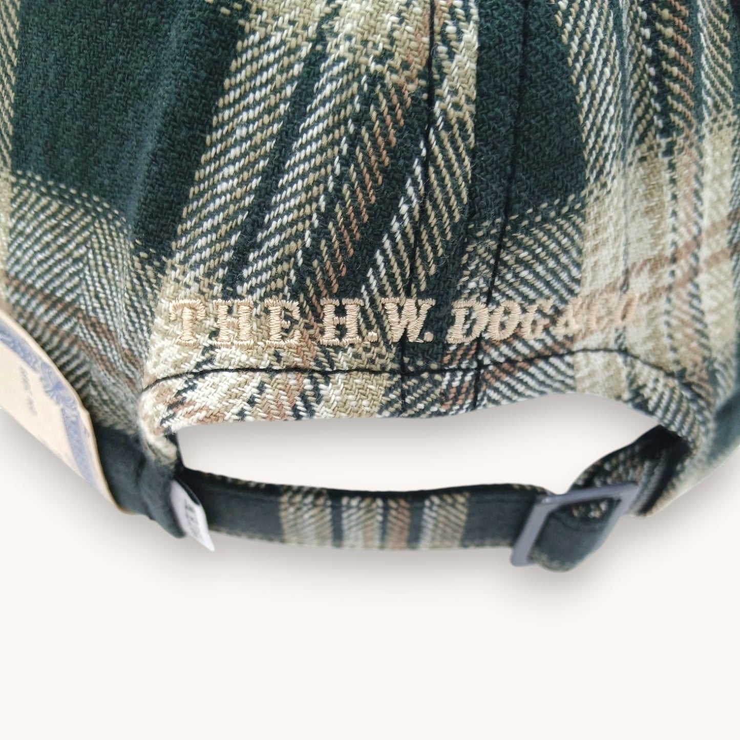 THE H.W.DOG&CO./PLAID TWO TONE CAP /D-01147