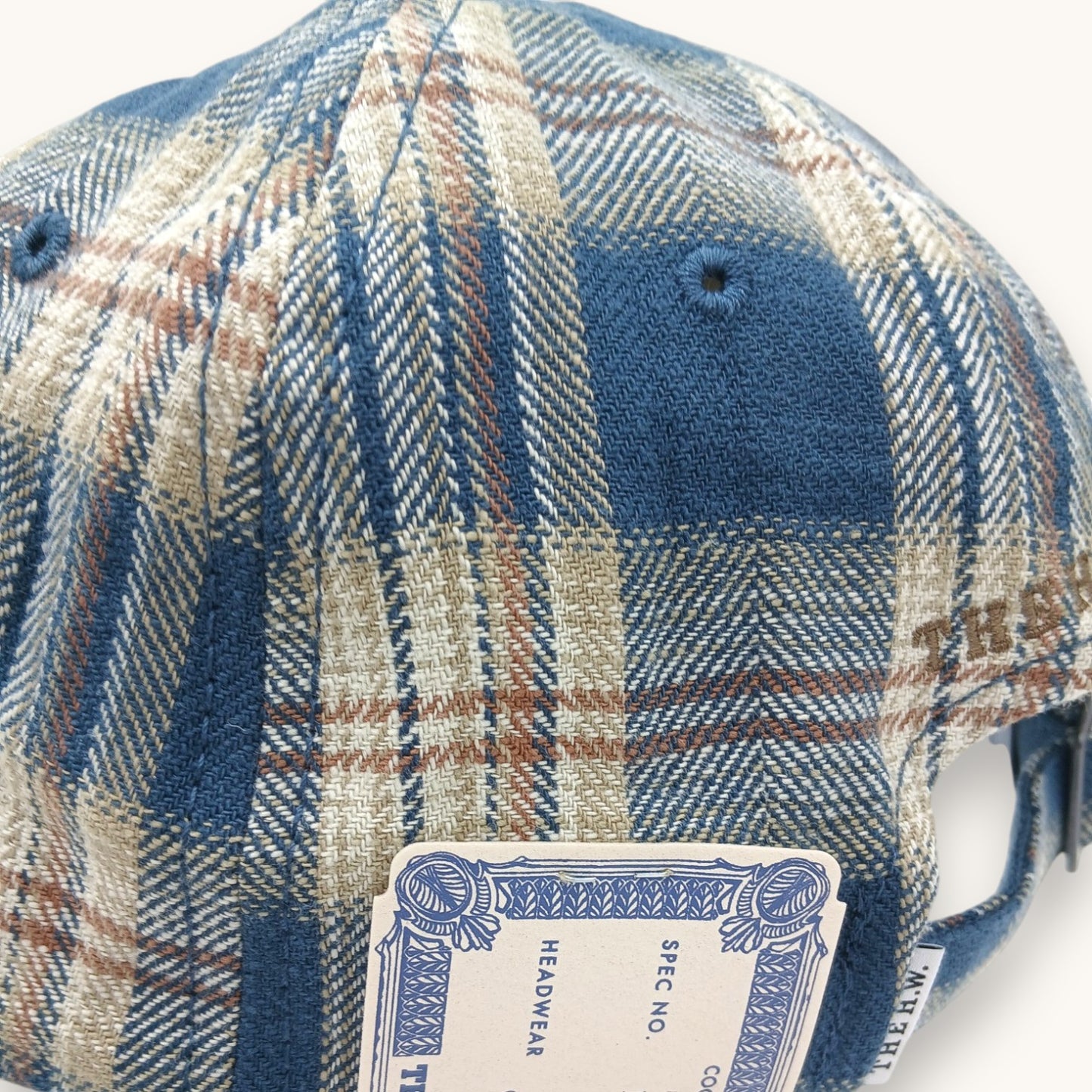 THE H.W.DOG&CO./PLAID TWO TONE CAP /D-01147