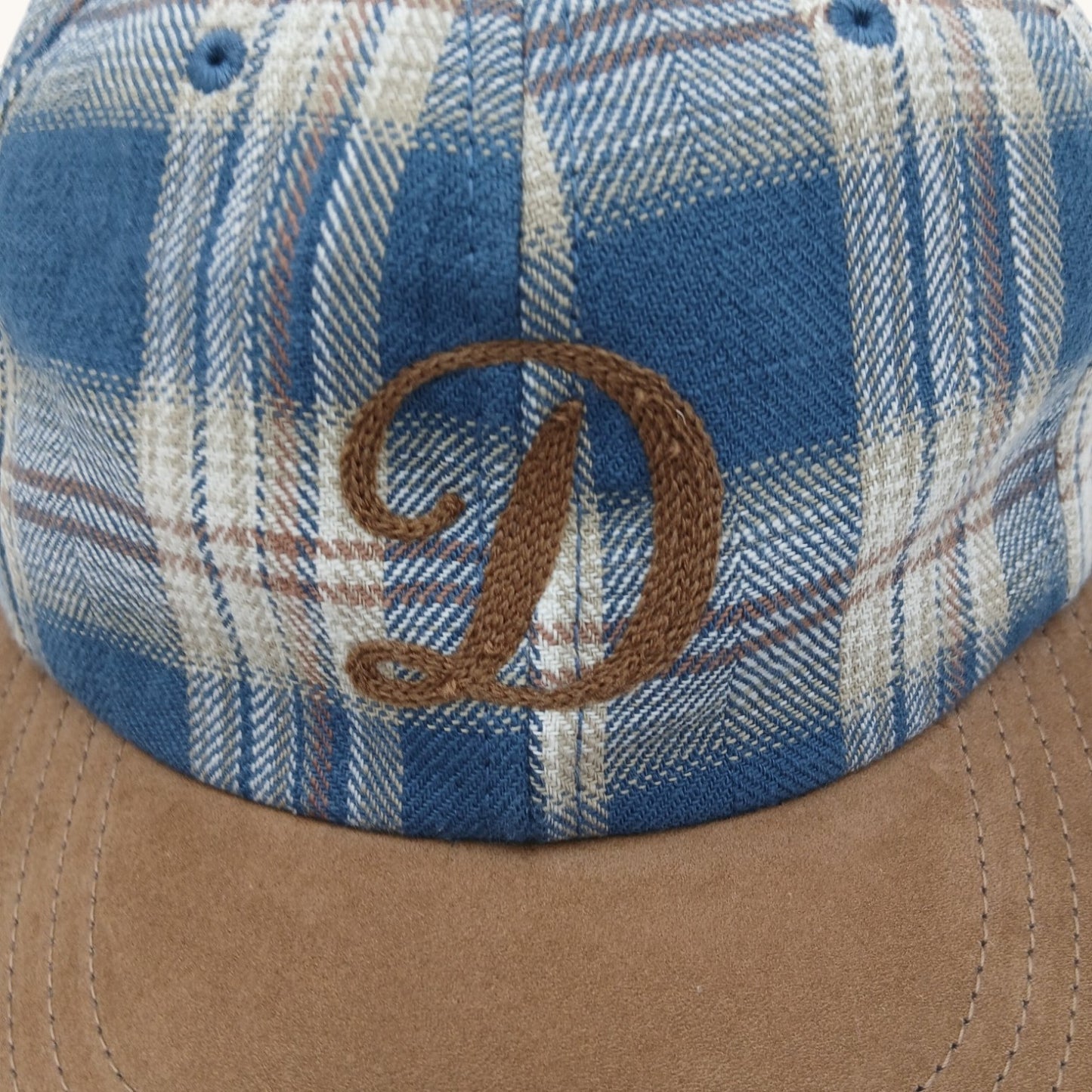 THE H.W.DOG&CO./PLAID TWO TONE CAP /D-01147