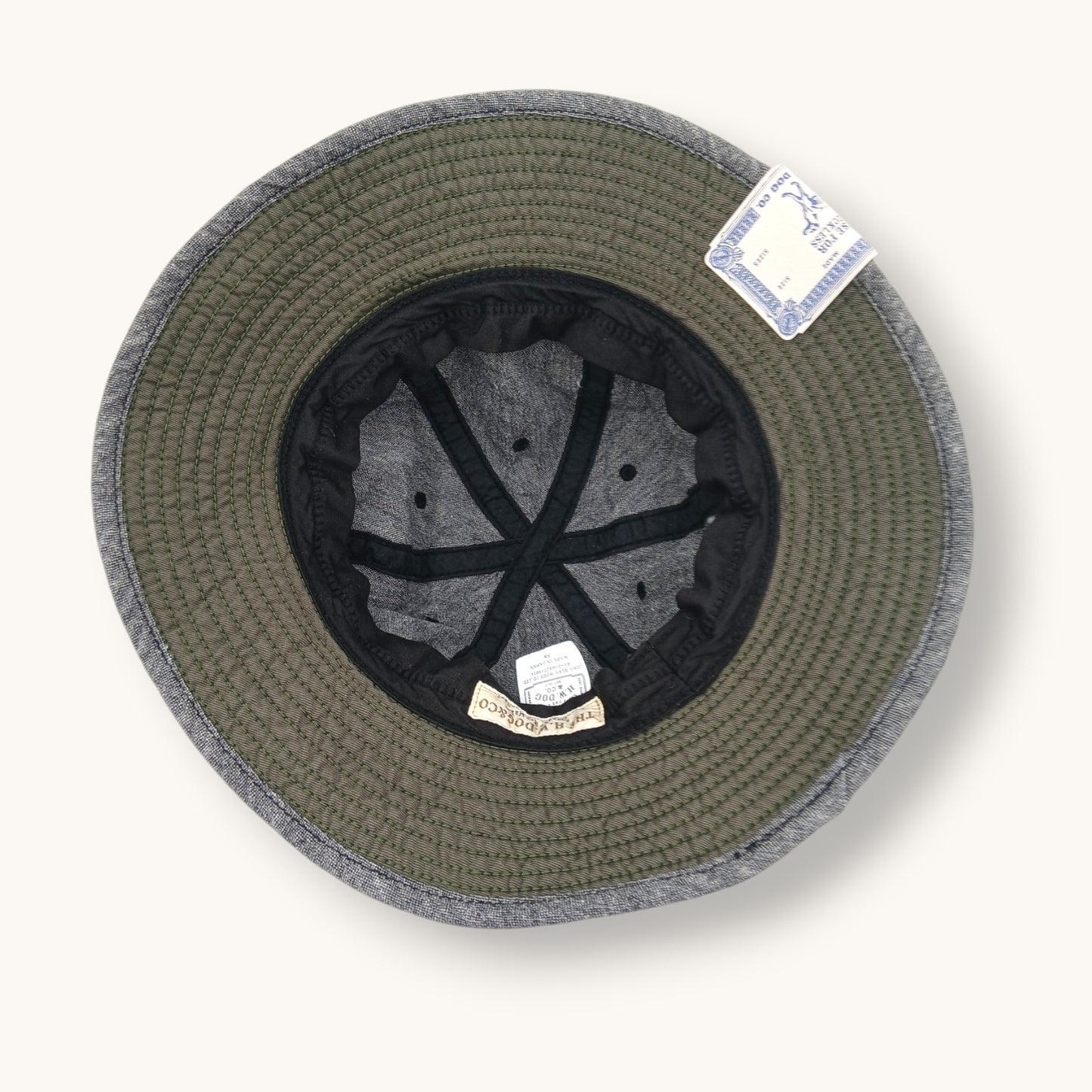 THE H.W.DOG&CO./LINEN FATIGUE HAT /D-01139