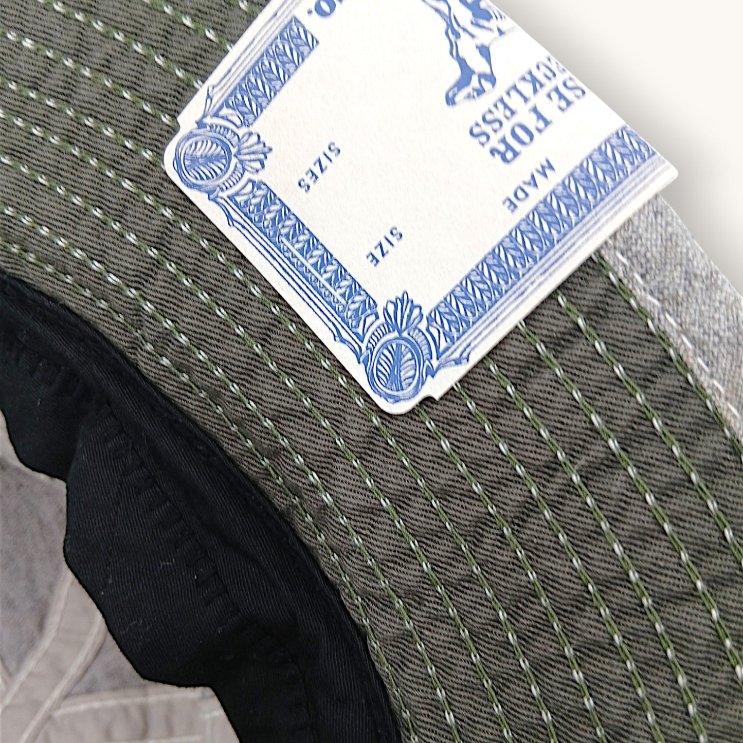 THE H.W.DOG&CO./LINEN FATIGUE HAT /D-01139