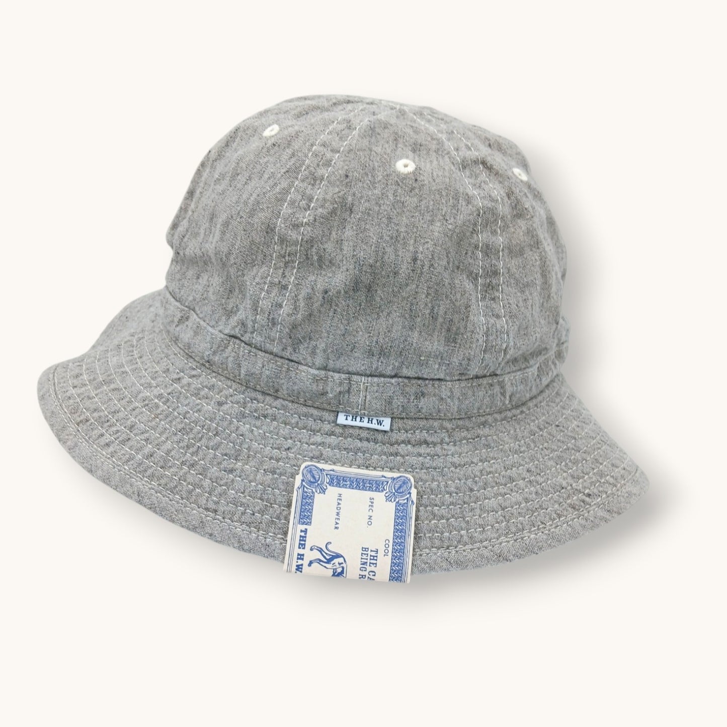 THE H.W.DOG&CO./LINEN FATIGUE HAT /D-01139