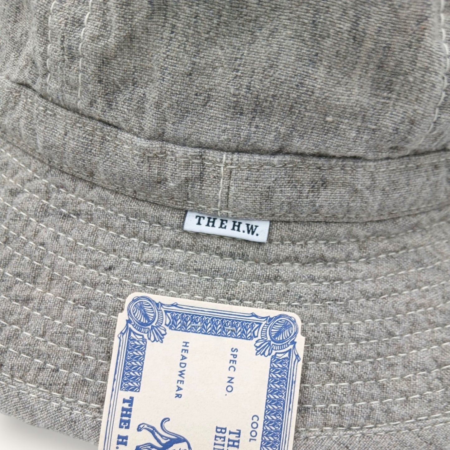 THE H.W.DOG&CO./LINEN FATIGUE HAT /D-01139
