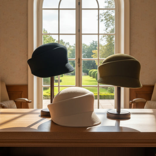 millina/Wool felt deformation cap/35-23211