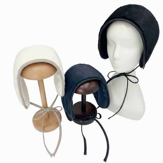 millina/Fake fur big ear muffs/35-25213