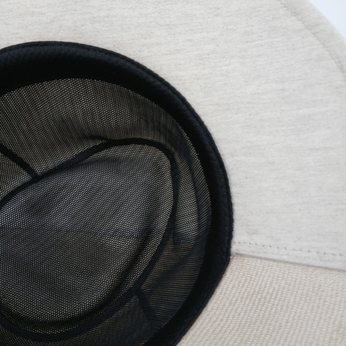 millina/Buntal x Linen Mannish hat/35-26110