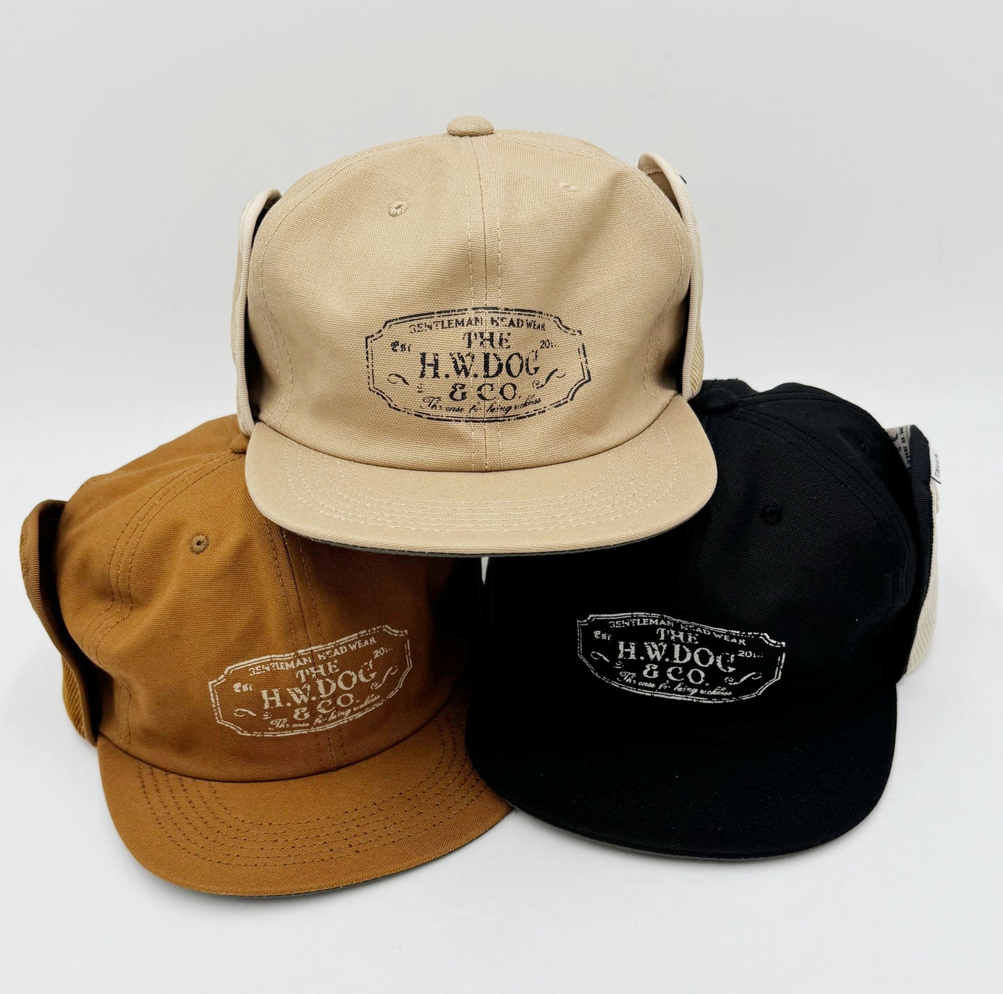 THE H.W.DOG&CO./TRUCKER WINTER CAP/D-01080