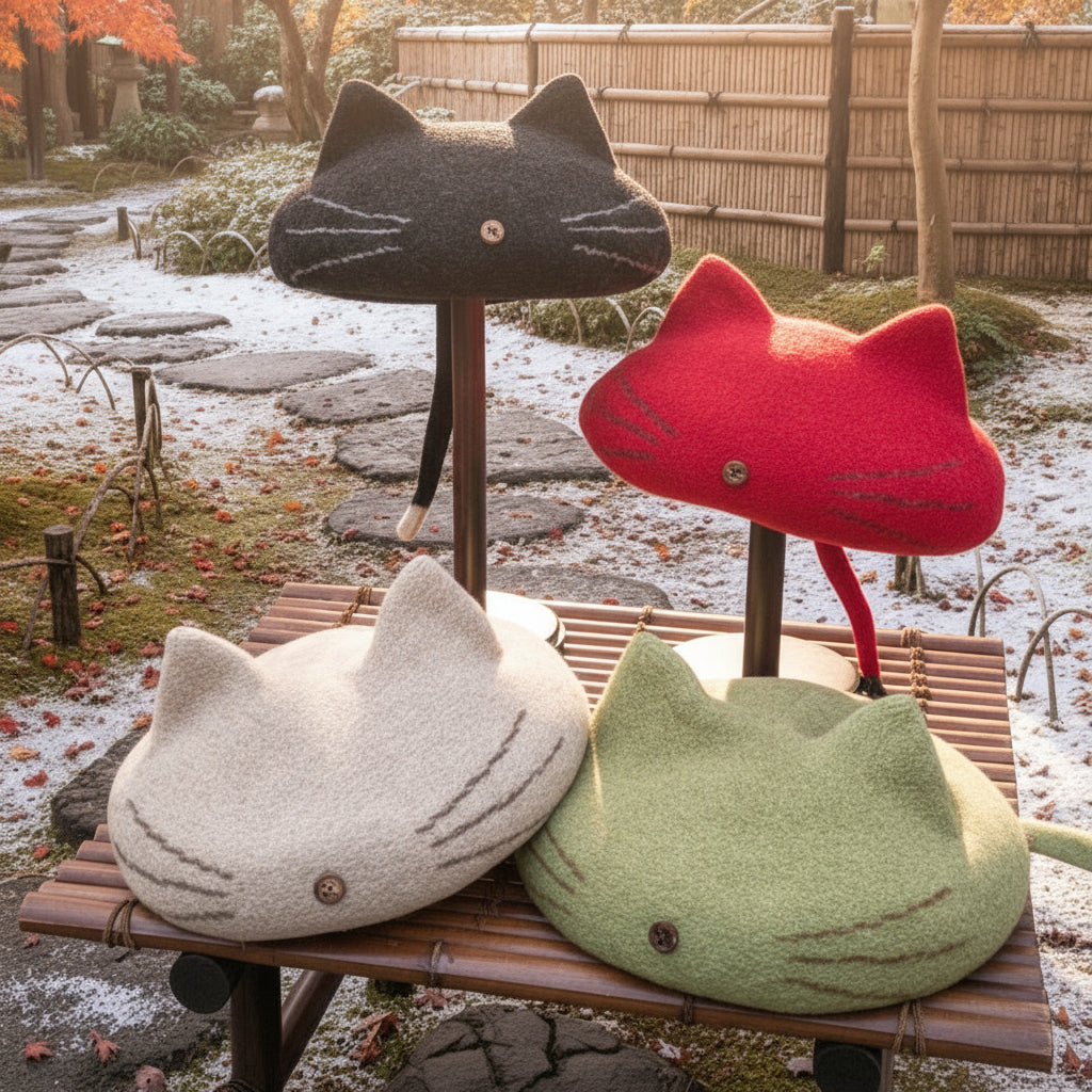 DodgeKids/猫フェイスベレー/子供用/DK-003