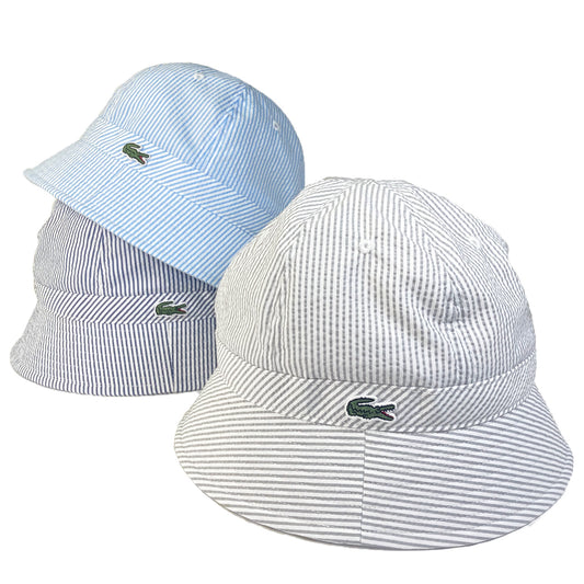 LACOSTE/LACOSTE SEERSUCKER METRO HAT/L-1300