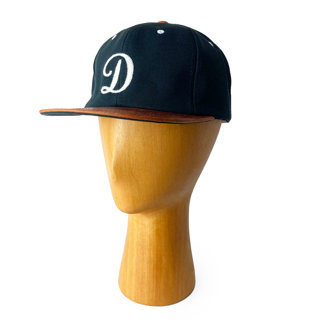 THE H.W.DOG&CO./2TONE LEATHER COTTON CAP/D-00796